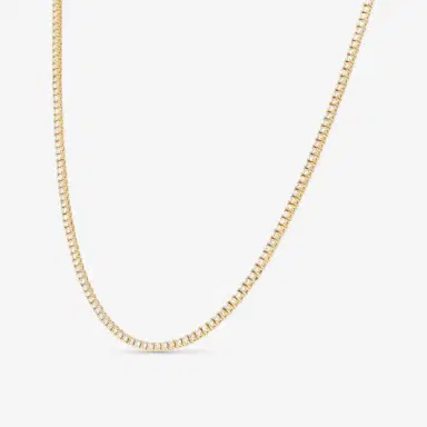 Ina Mar Ina Mar 18K Yellow Gold Diamond 3.20ct.twd. Tennis Necklace by The Solist | Thumbnail 3