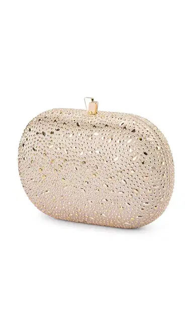 olga berg Faye Oval Clutch | Thumbnail 2 olga berg Faye Oval Clutch | Thumbnail 2