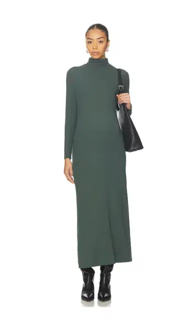 Hatch The Softest Rib Turtleneck Dress | Thumbnail 2
