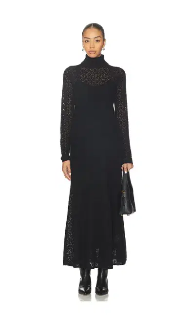 Hatch The Luella Knit Pointelle Dress | Thumbnail 2