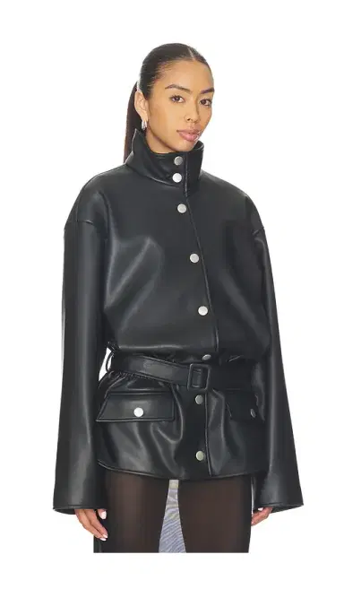 Lovers and Friends Isabela Faux Leather Jacket | Thumbnail 2 Lovers and Friends Isabela Faux Leather Jacket | Thumbnail 2