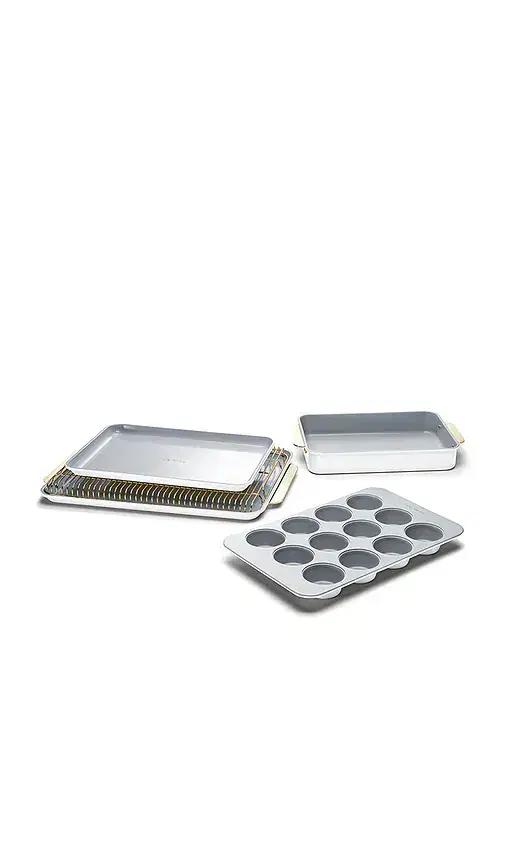 Caraway Non-toxic Ceramic Non-stick Half Bakeware Set