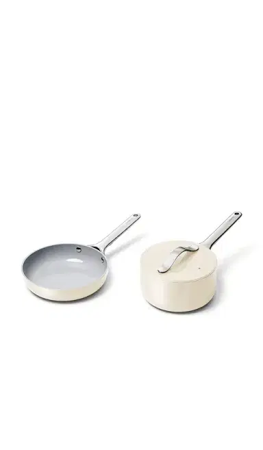 Caraway Non-stick Ceramic Mini Fry Pan & Mini Sauce Pan Duo | Thumbnail 2 Caraway Non-stick Ceramic Mini Fry Pan & Mini Sauce Pan Duo | Thumbnail 2
