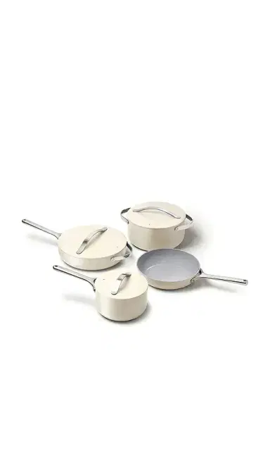 Caraway 12 Piece Non-toxic Ceramic Non-stick Cookware Set | Thumbnail 1 Caraway 12 Piece Non-toxic Ceramic Non-stick Cookware Set | Thumbnail 1