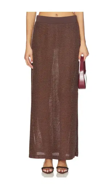 SIMKHAI Nicky Midi Skirt | Thumbnail 1 SIMKHAI Nicky Midi Skirt | Thumbnail 1