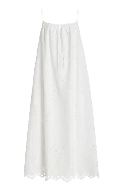 Matteau Broderie Cotton Midi Dress | Thumbnail 6