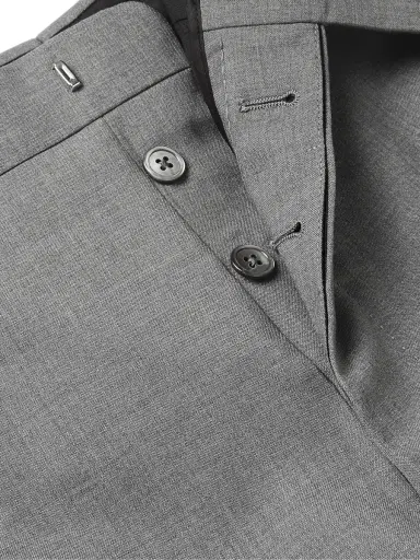 Thom Browne Grey Slim-Fit Tapered Striped Wool Suit Trousers - Men | Thumbnail 6