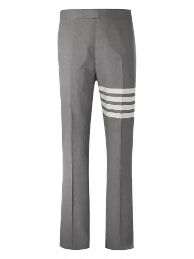 Thom Browne Grey Slim-Fit Tapered Striped Wool Suit Trousers - Men | Thumbnail 1