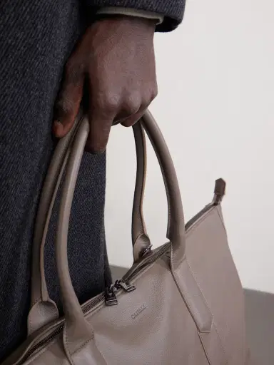 Canali Leather Weekend Bag - Men | Thumbnail 6