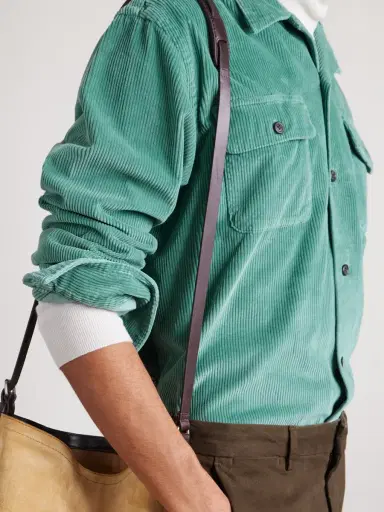 Polo Ralph Lauren Convertible-Collar Cotton-Corduroy Shirt - Men | Thumbnail 5