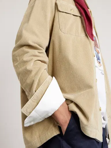Polo Ralph Lauren Convertible-Collar Cotton-Corduroy Shirt - Men | Thumbnail 5 Polo Ralph Lauren Convertible-Collar Cotton-Corduroy Shirt - Men | Thumbnail 5