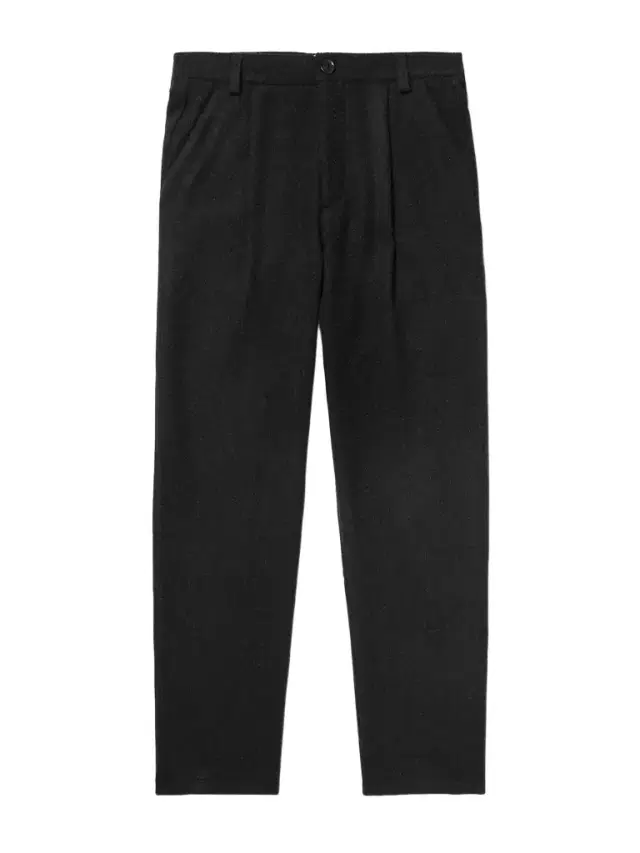 Morton Straight-Leg Pleated Cotton-Blend Suit Trousers - Men
