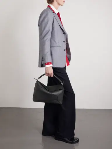 Loewe Puzzle Edge Large Logo-Debossed Full-Grain Leather Messenger Bag - Men | Thumbnail 2 Loewe Puzzle Edge Large Logo-Debossed Full-Grain Leather Messenger Bag - Men | Thumbnail 2