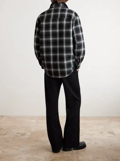 Our Legacy Moss Checked Cotton-Flannel Shirt - Men | Thumbnail 4