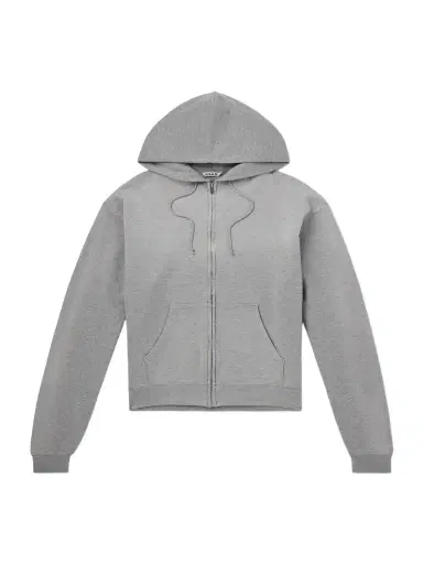 Auralee Product Dyed Pima Cotton Zip-Up Hoodie - Men | Thumbnail 1