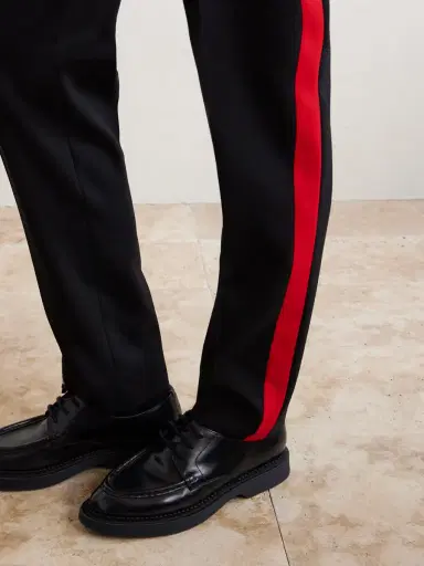 Alexander McQueen Slim-Fit Straight-Leg Pleated Wool Trousers - Men | Thumbnail 6