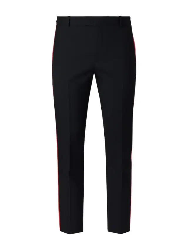 Slim-Fit Straight-Leg Pleated Wool Trousers - Men