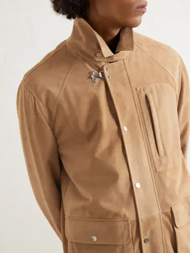 Brunello Cucinelli Suede Jacket - Men | Thumbnail 3