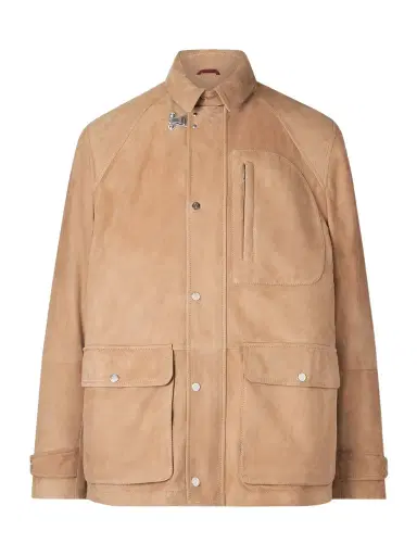 Brunello Cucinelli Suede Jacket - Men | Thumbnail 1