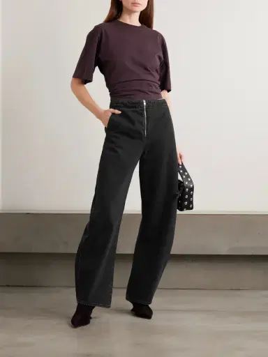 Frame The Zip High-rise Barrel-leg Jeans | Thumbnail 2 Frame The Zip High-rise Barrel-leg Jeans | Thumbnail 2