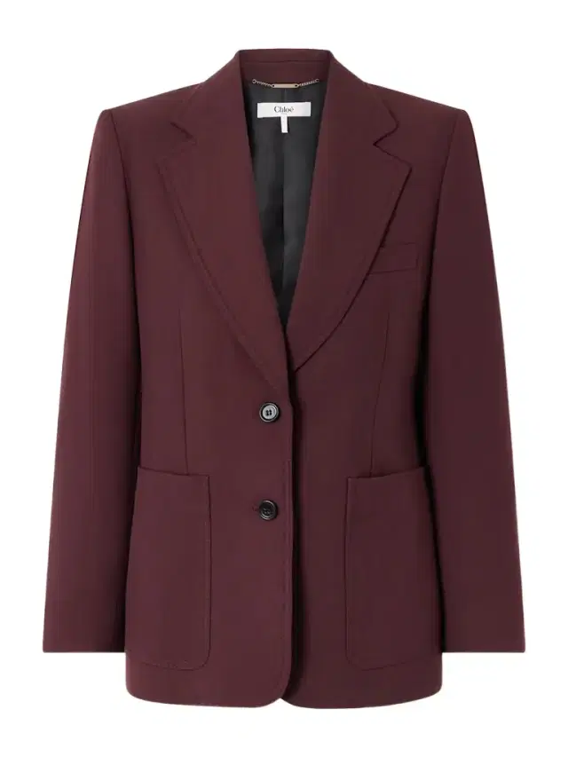 Wool-gabardine Blazer
