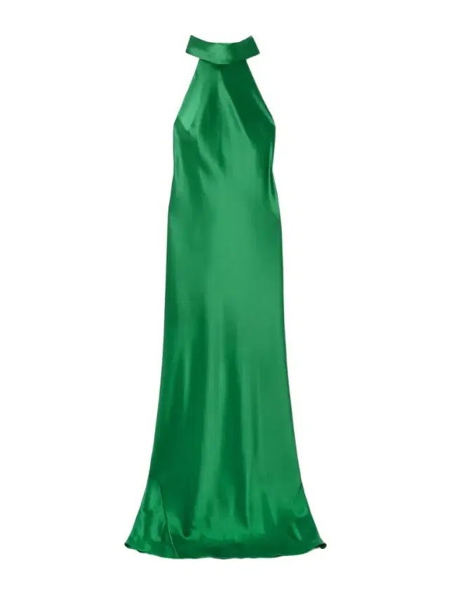 Sienna Satin Halterneck Gown