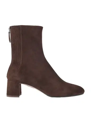 Aquazzura Saint Honoré 50 Suede Ankle Boots | Thumbnail 1 Aquazzura Saint Honoré 50 Suede Ankle Boots | Thumbnail 1