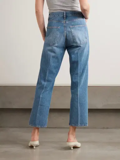 Frame The Vertical Crop High-rise Straight-leg Jeans | Thumbnail 4