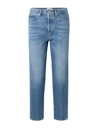 Frame The Vertical Crop High-rise Straight-leg Jeans | Thumbnail 1