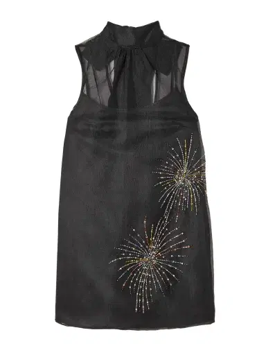 Staud Albee Embellished Organza Mini Dress | Thumbnail 1 Staud Albee Embellished Organza Mini Dress | Thumbnail 1