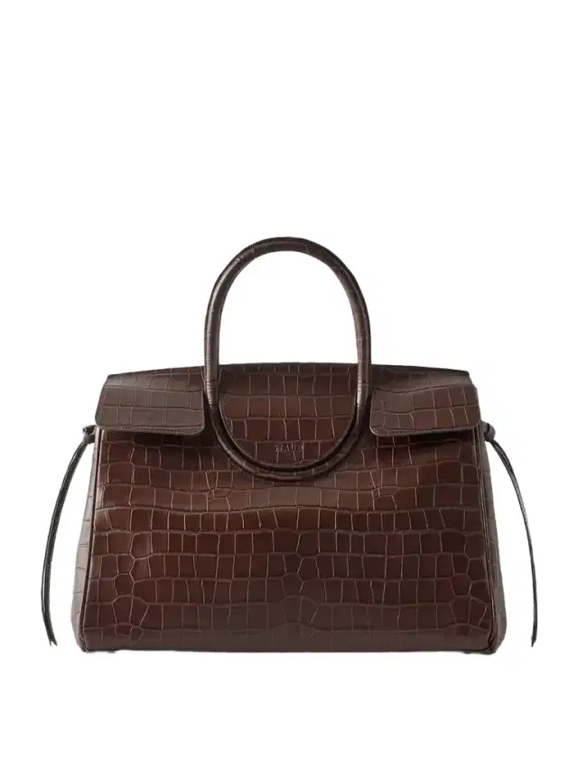 Maude Croc-effect Leather Tote
