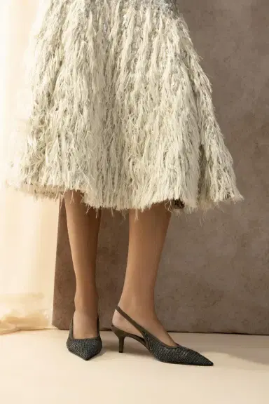 Brunello Cucinelli Embroidered Slingback 55 | Thumbnail 2