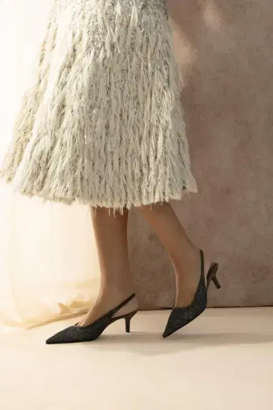 Brunello Cucinelli Embroidered Slingback 55 | Thumbnail 4