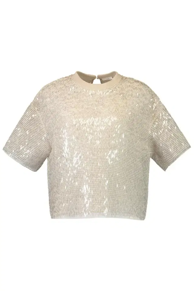 Fringe Embroidered Tee