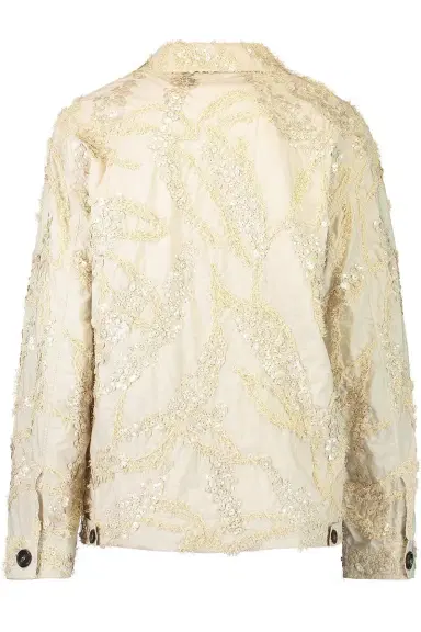 Brunello Cucinelli Halo Deconstructed Embroidered Jacket | Thumbnail 5 Brunello Cucinelli Halo Deconstructed Embroidered Jacket | Thumbnail 5