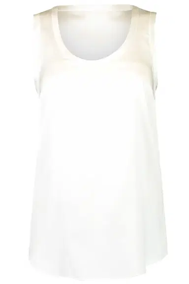 Brunello Cucinelli Scoopneck Tank - Natural | Thumbnail 1