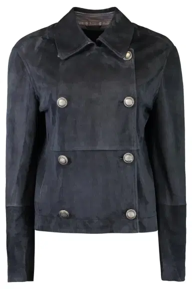 Brunello Cucinelli Short Double Breasted Jacket | Thumbnail 1 Brunello Cucinelli Short Double Breasted Jacket | Thumbnail 1