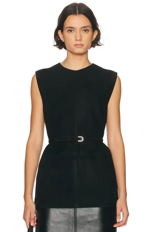Toteme Belted Suede Top