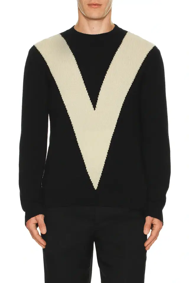 Valentino V Logo Wool Sweater