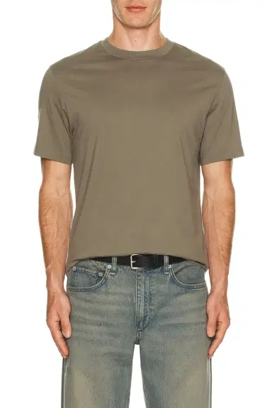 FRAME Short Sleeve Light Cotton Tee | Thumbnail 3