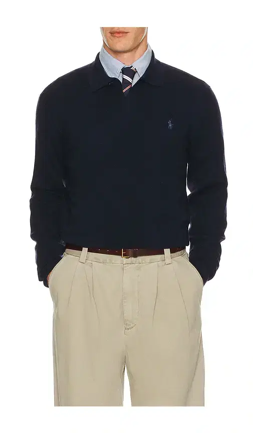 Lux Merino Johnny Collar Sweater
