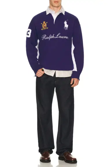 Polo Ralph Lauren Magic Fleece Big Pony Rugby Sweatshirt | Thumbnail 3