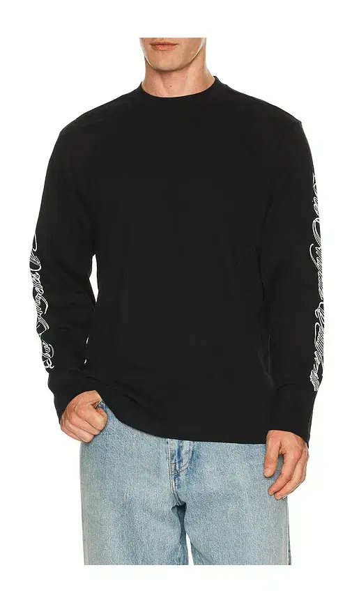 LA Cursive Long Sleeve Relaxed Tee