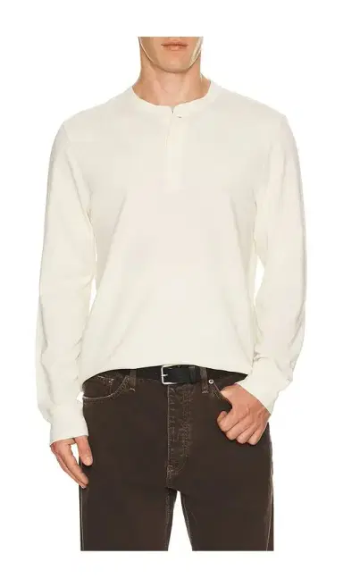 Faherty Waffle Henley Shirt | Thumbnail 1 Faherty Waffle Henley Shirt | Thumbnail 1