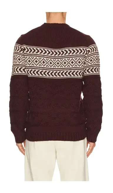 Marine Layer Textured Fair Isle Sweater | Thumbnail 2