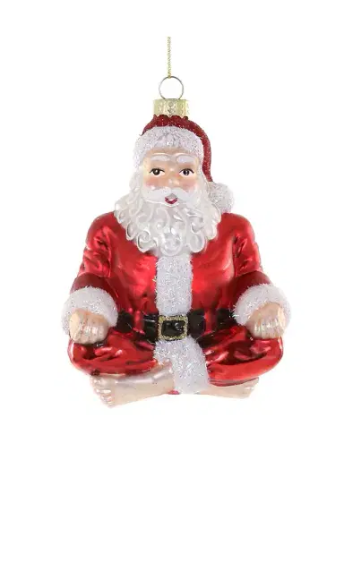 Cody Foster & Co Yoga Santa Ornament | Thumbnail 1