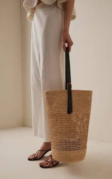 Khaite Billie Raffia Bucket Bag | Thumbnail 2