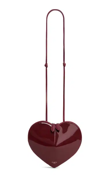 Alaïa Le Coeur Patent Leather Crossbody Bag | Thumbnail 1