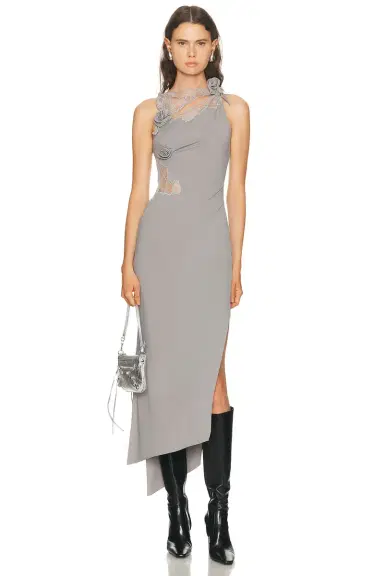 Coperni Lace Flower Gown | Thumbnail 1 Coperni Lace Flower Gown | Thumbnail 1