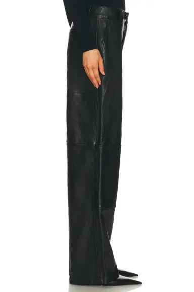 Alexander Wang Mid Rise Moto Workwear Pant | Thumbnail 3